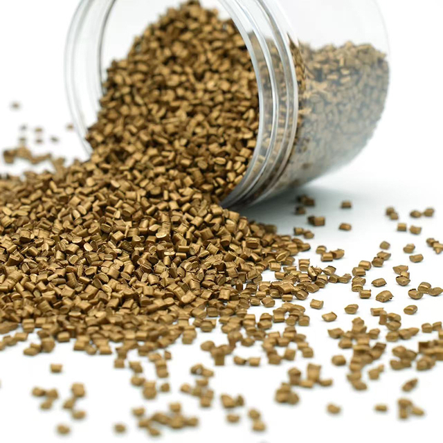 Masterbatch marrón dorado